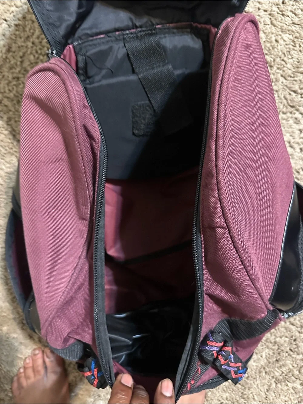 Vintage Speedo “triple tribal” backpack 90s